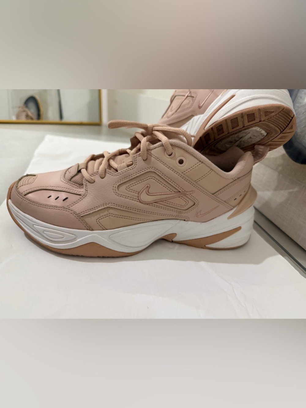 Nike M2K Tekno Particle Beige Womens - 9 - Picture 2 of 9